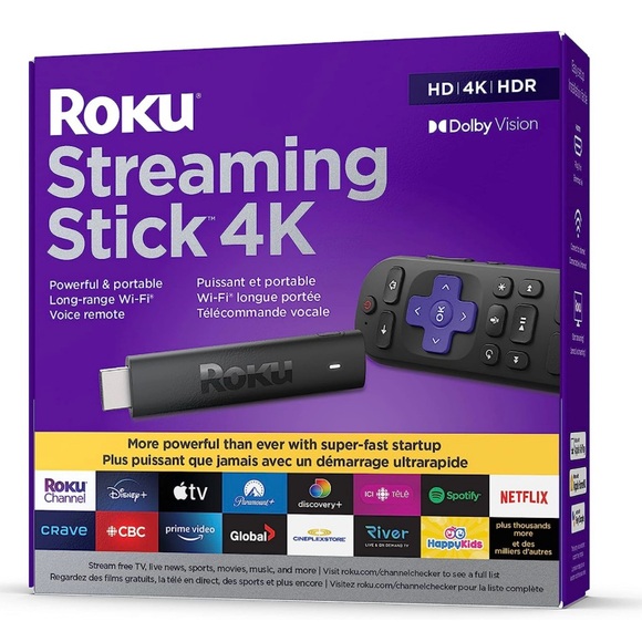 SOLD - Roku Streaming Stick 4K | Streaming Device 4K/HDR/Dolby Vision - Picture 3 of 10
